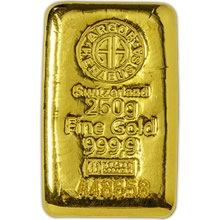 Náhled - Argor Heraeus SA 250 gramů - Investiční zlatý slitek